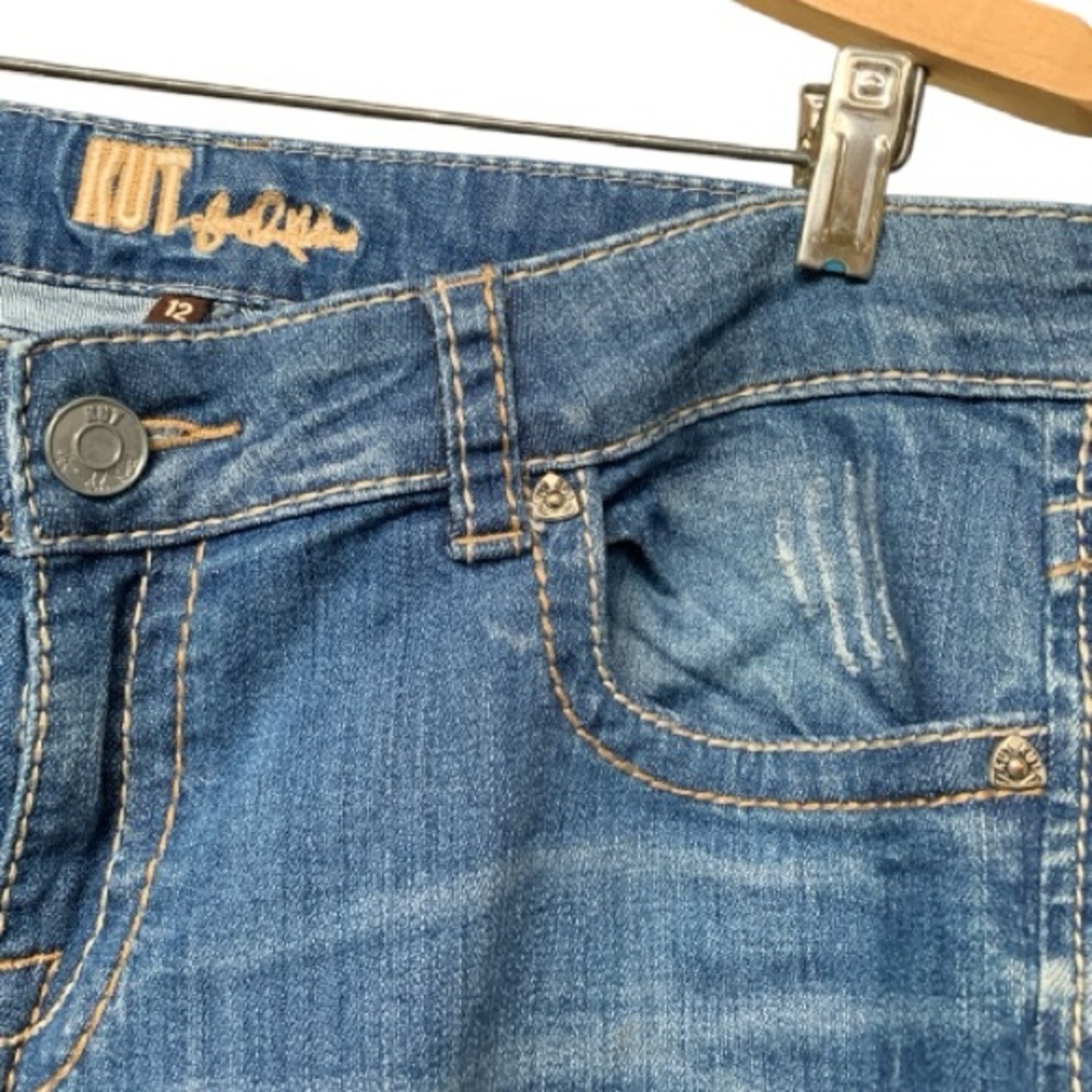 Kut from the Kloth So Low Women's Boot Cut Jeans - Classic Blue - Picture 6 of 13